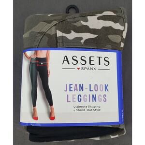 Spanx Assets Womens Size XL Camoflage Shaping Leggings New‎